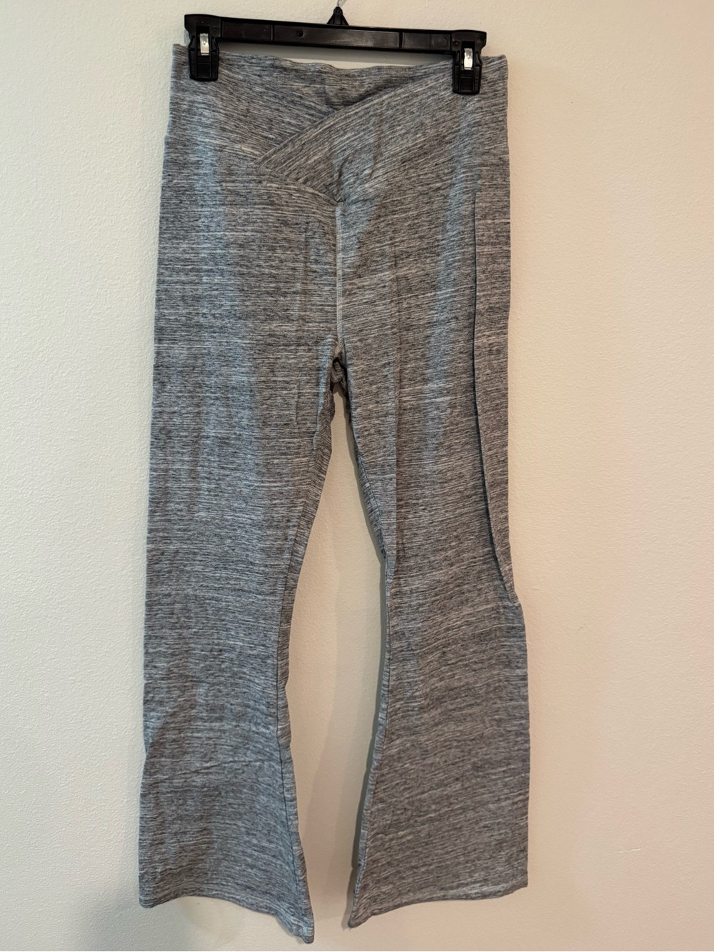 PINK Gray Knit Flare Bottoms